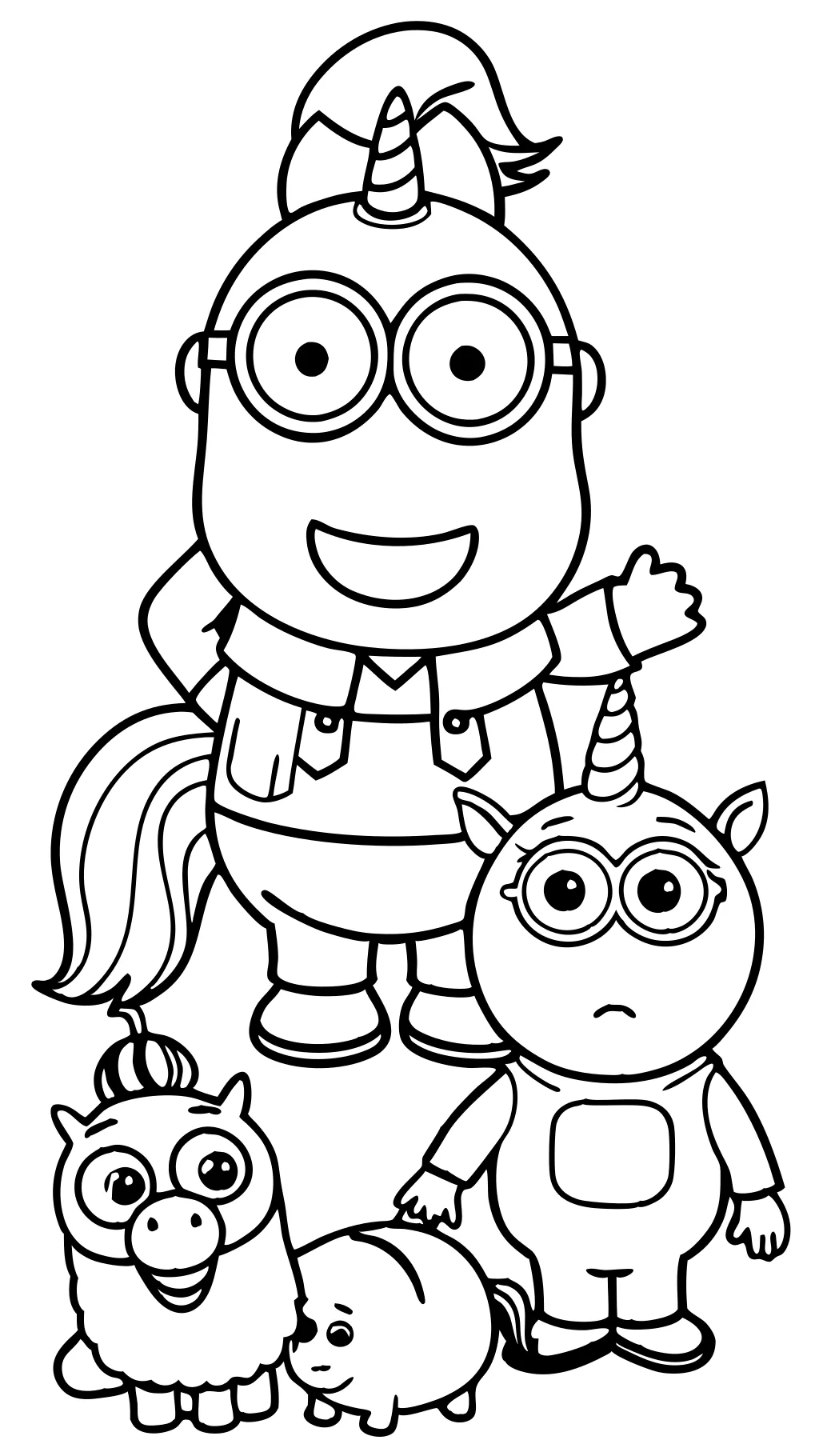 dispicable me coloring page